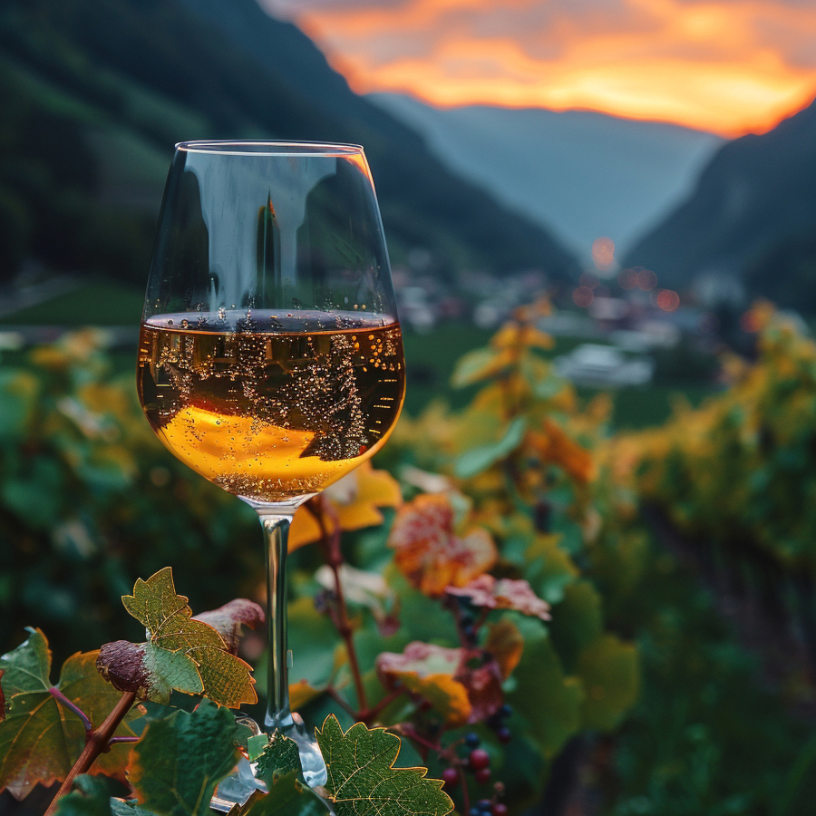 chicken gardenblue with vegetables in the plate